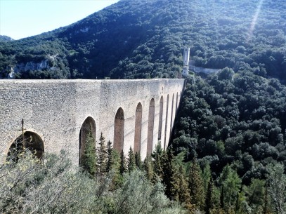 The Bridge of Towers - there are 10 arches and it stands 96 meters high over the ravine.
