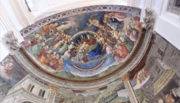 "The Coronation of the Virgin" on the apse ceiling in the Duomo, by Filippo Lippi