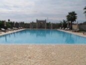 Yes, there's a pool at the masseria. And it was lovely.